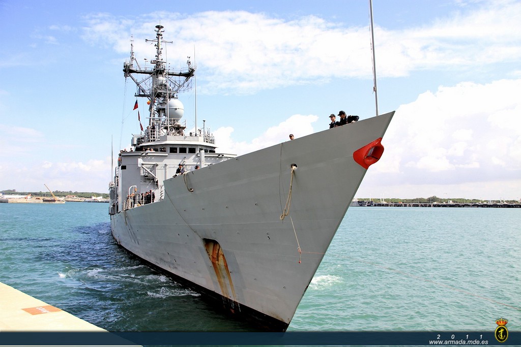 La fragata de la Armada española ‘Canarias’ regresa a la Base Naval de Rota tras permanecer desplegada 5 meses en la operación 'Atalanta'